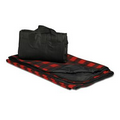 Red/Black Plaid Fleece Explorer Picnic Blanket